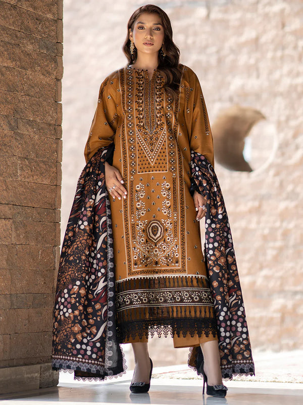 Janan Winter Khaddar ‘23 - 3PC unstitched - 1911-A By Bin Ilyas