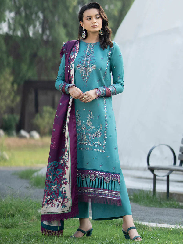 Janan Winter Khaddar ‘23 - 3PC unstitched - 1912-A By Bin Ilyas