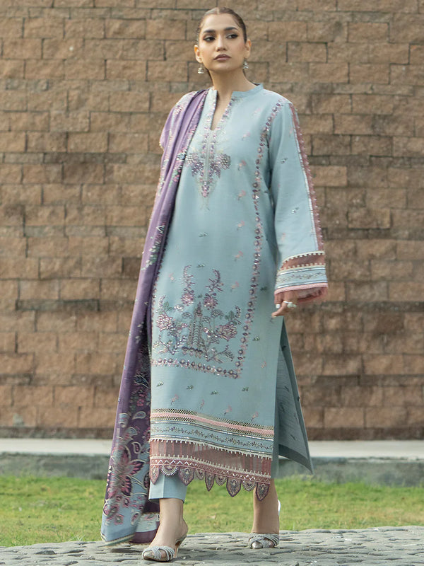 Janan Winter Khaddar ‘23 - 3PC unstitched - 1912-B By Bin Ilyas