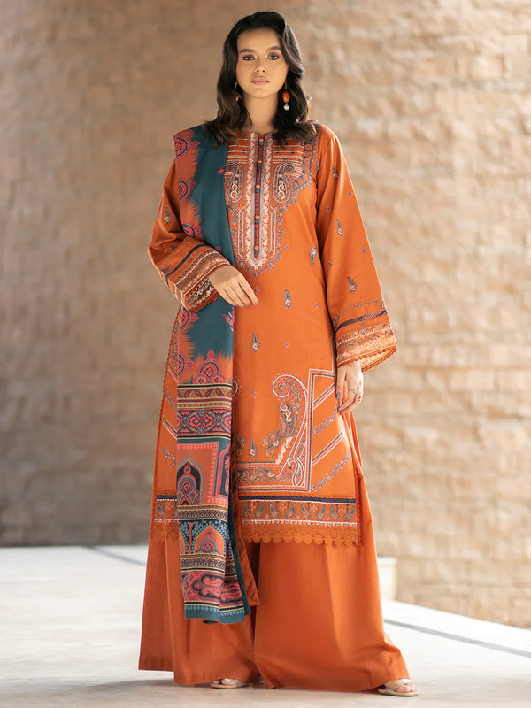 Janan Winter Khaddar ‘23 - 3PC unstitched - 1913-B By Bin Ilyas