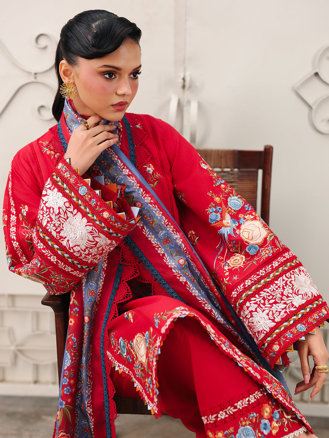L73-B | 3 PC Lawn Lumina Summer '26 By Bin Ilyas