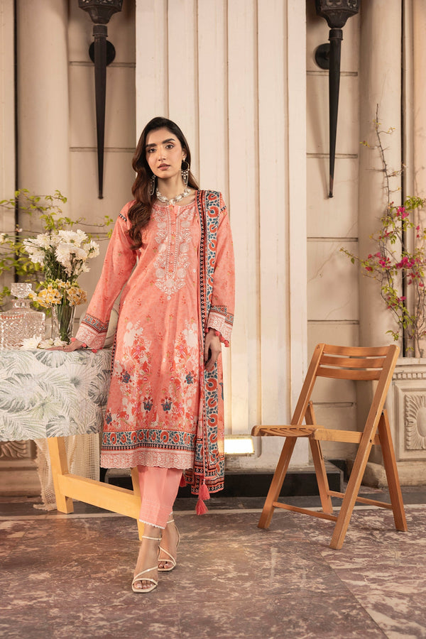AR-0132 | Komal Embroidery Lawn By Lakhany