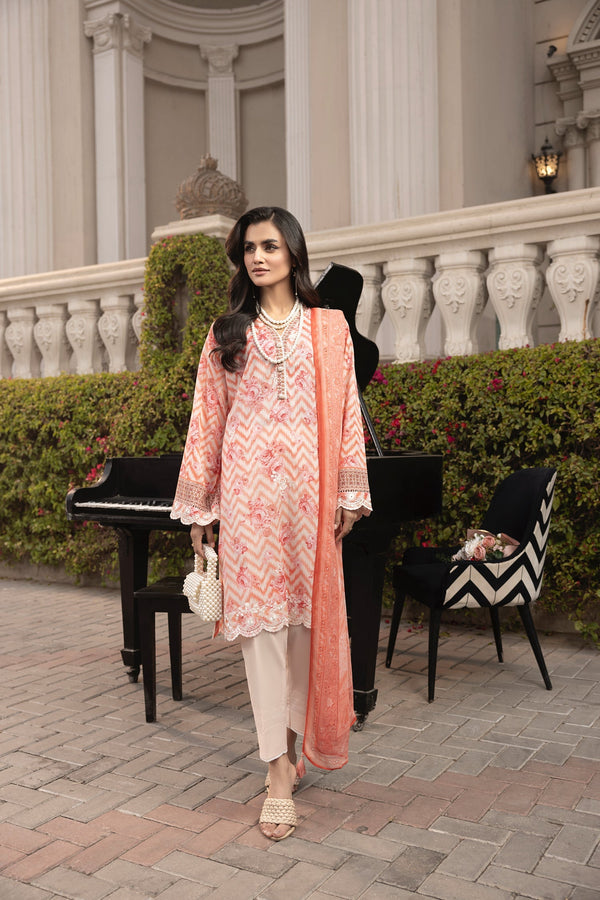 MM-0254 | Komal Embroidery Lawn By Lakhany