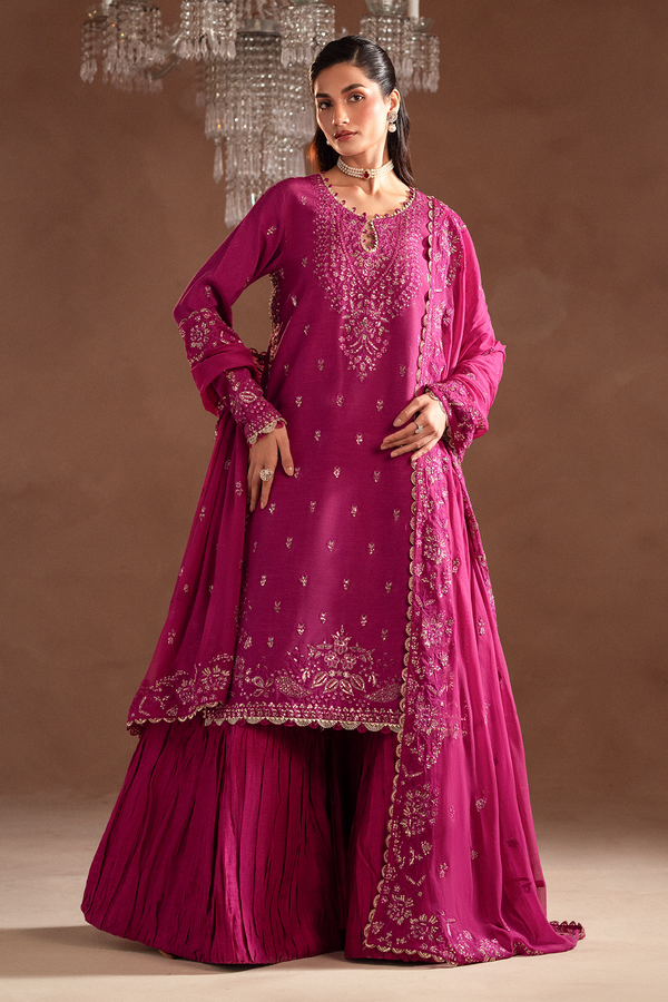 Fiora - Selene Unstitched Raw Silk By Emaan Adeel