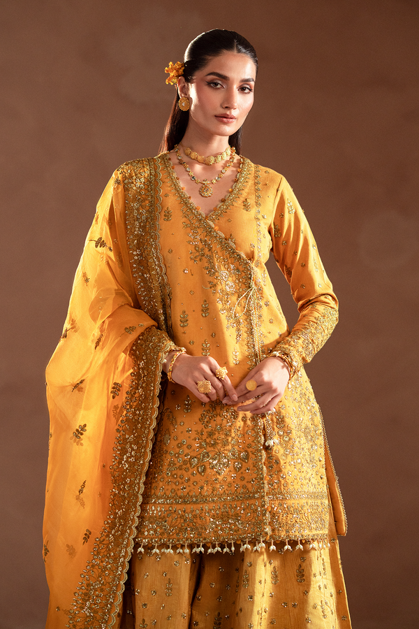 Viloria - Selene Unstitched Raw Silk By Emaan Adeel