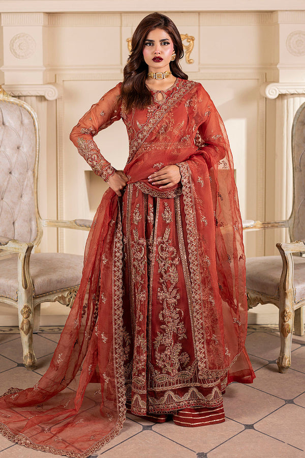 5139 - Brandy Embroidered Luxury Unstitched By Motifz