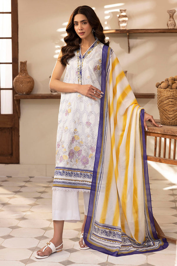 5422 - MABEL | Digital Printed Lawn By Motifz