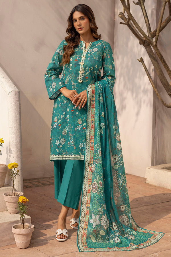 5437 - Zoe | Digital Printed Lawn By Motifz