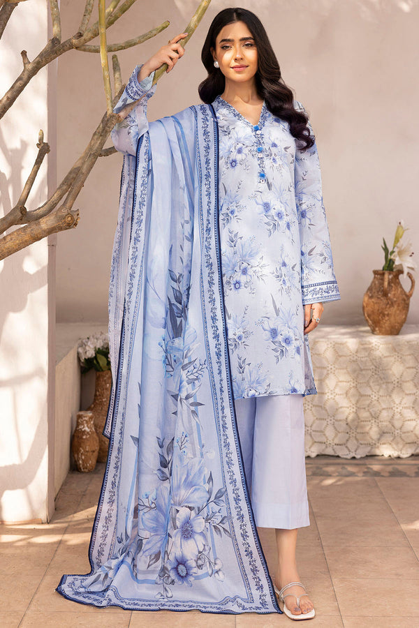 5513 - Nihan | Digital Printed Lawn By Motifz