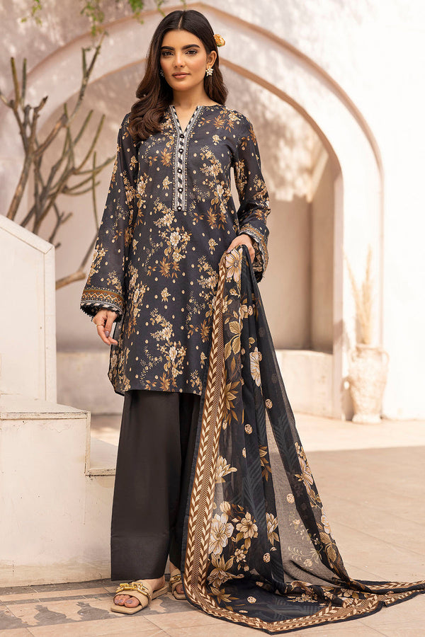 5514 - Ozlem | Digital Printed Lawn By Motifz