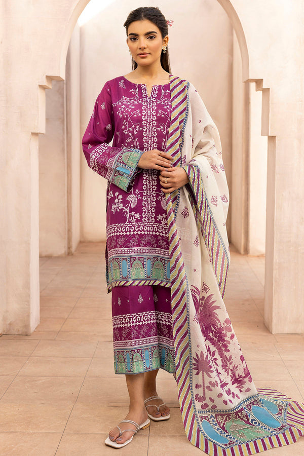 5524 - Nerissa | Digital Printed Lawn By Motifz