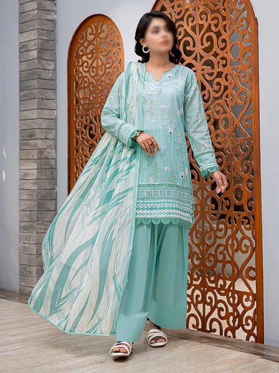 D# 05 - Nureh by Fantak Printed Slub Lawn Collection
