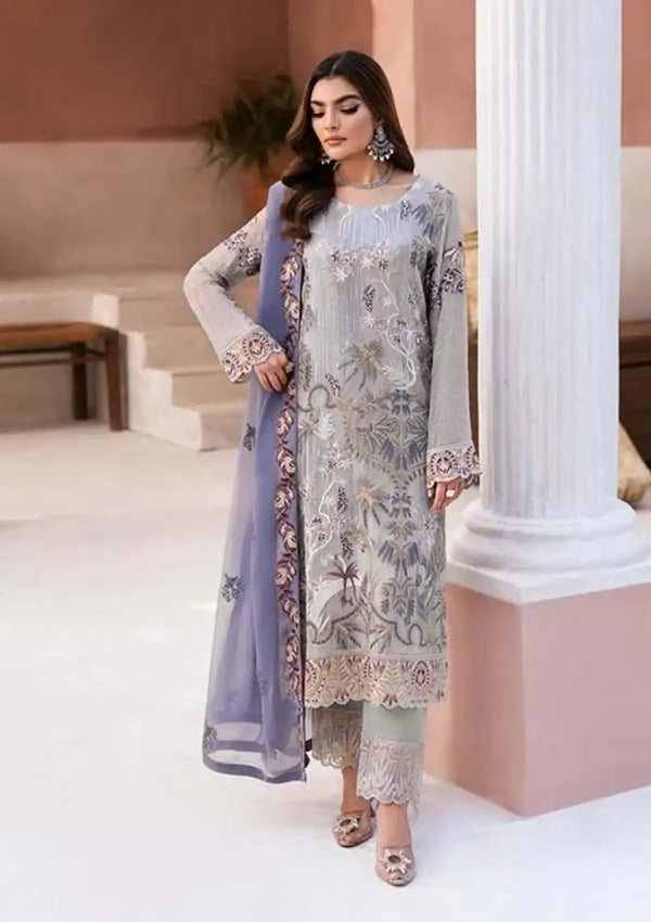 U-102 - Vol 01 - Arzoo Chiffon Collection By Ramsha
