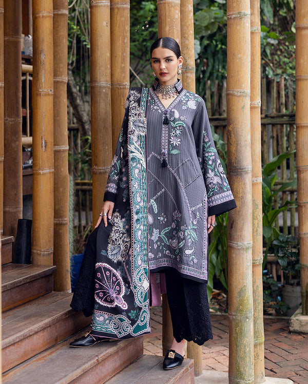 Silver Mist - Symphony Hemline Unstitched by Mushq