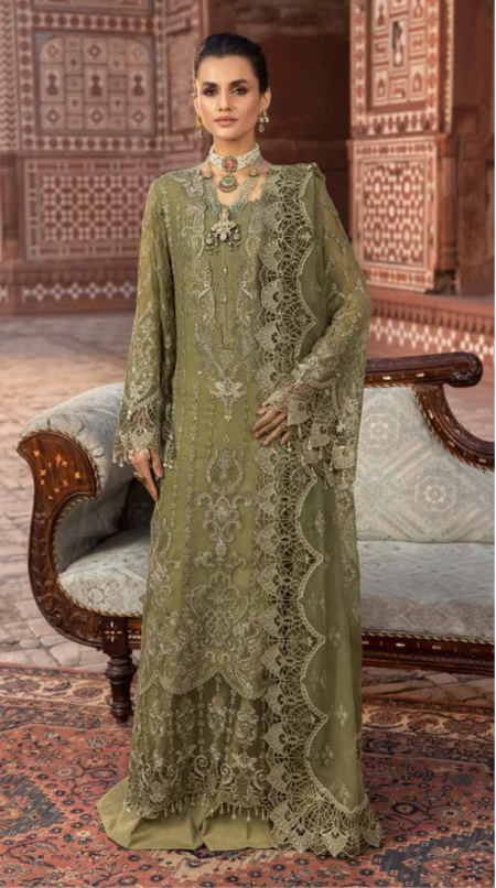 07 Dark Fan - Dilkash Luxury Chiffon By Lavish Premium
