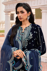 4206 - Embroidered Shirt Shalwar Dupatta By Zellbury