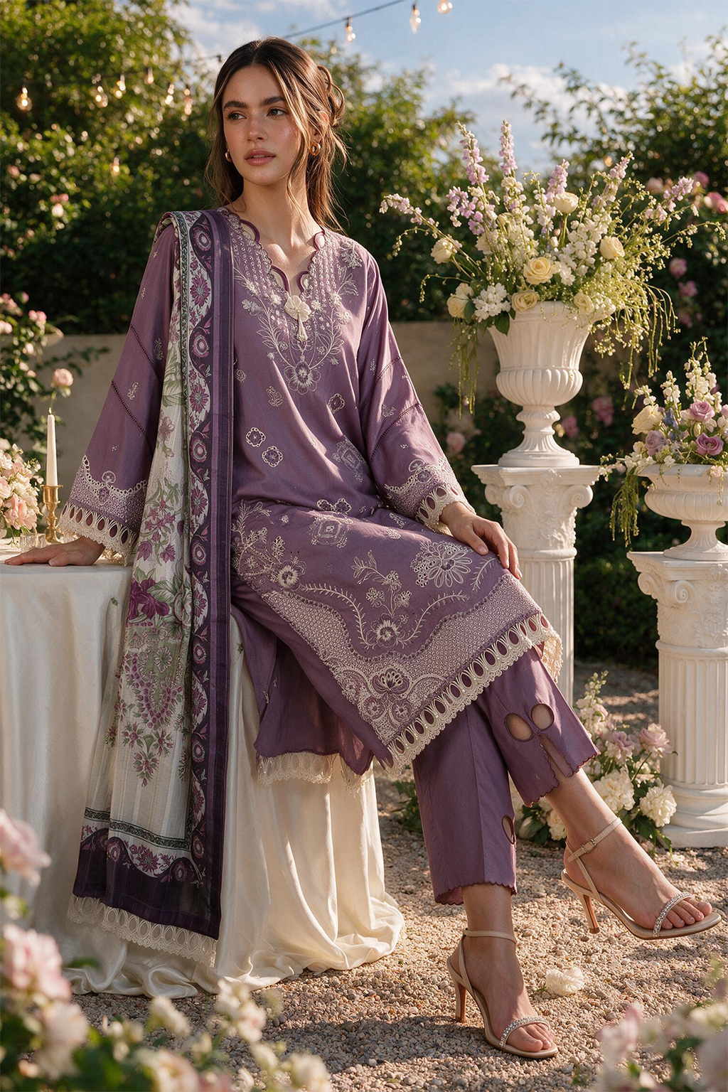 4133 | Zellbury Unstitched Collection '26