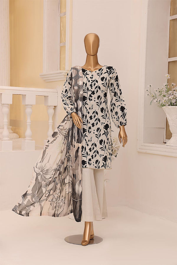DPR-039 | Unstitched Digital Printed Broshia Lawn By Dr. Haris