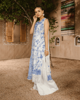 Aangan - Rangkaari 3pc Lawn Digital Print Embroidered