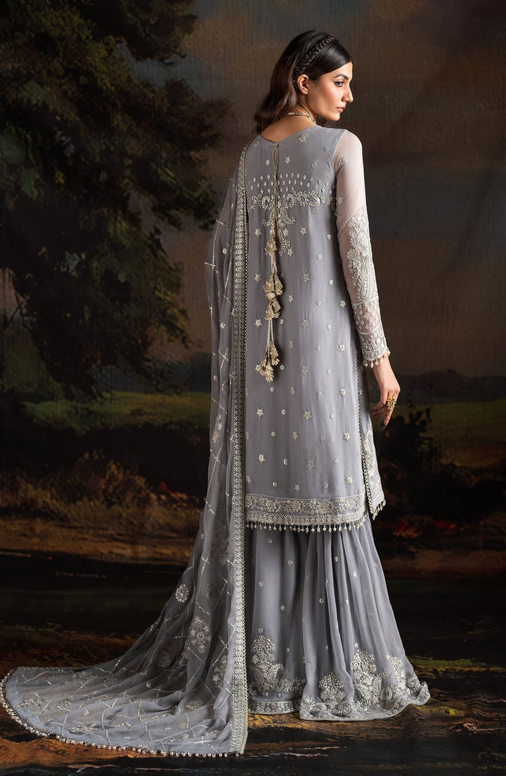 Adeline | ZRQ - 03 | Rouge Unstitched By Zarif - Rabbani Cloth House