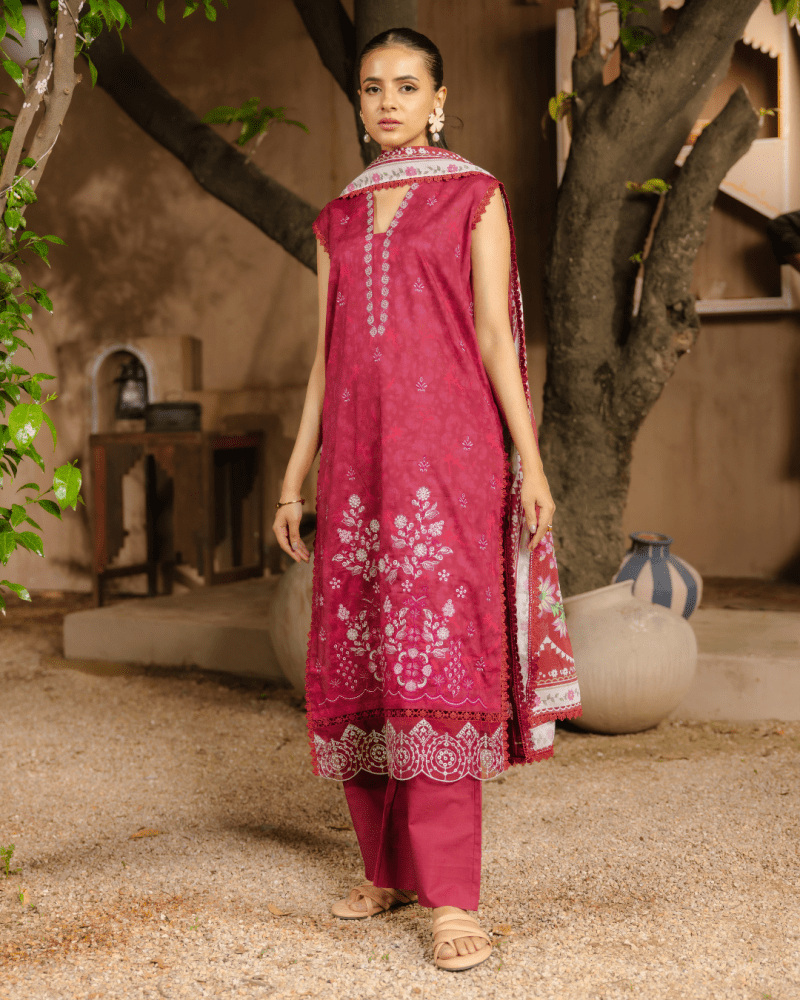 Alora - Rangkaari 3pc Lawn Digital Print Embroidered