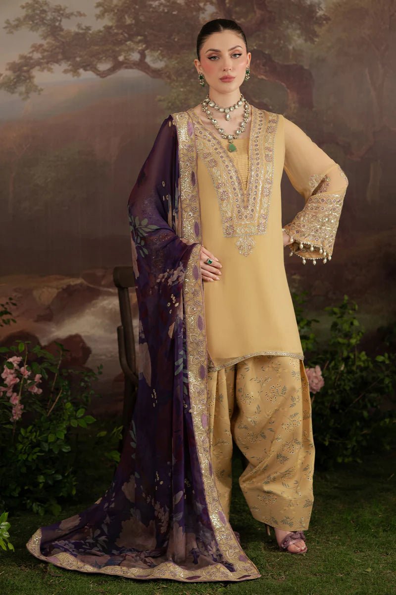 Am - 14 | Amaya Unstitched Luxury Embroidered By Nureh - Rabbani Cloth House