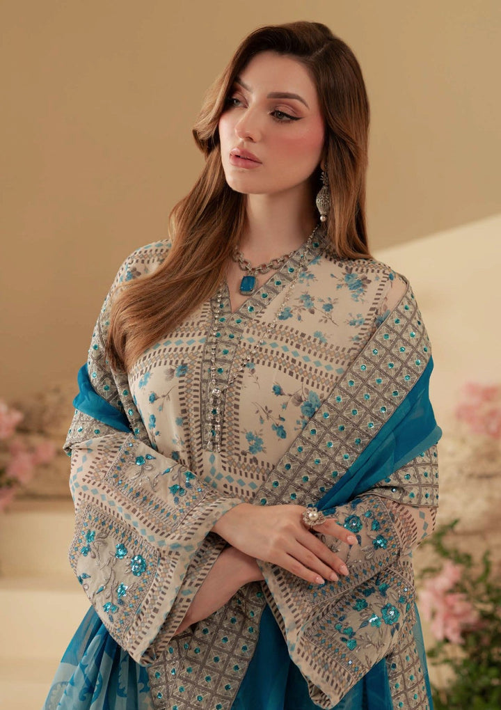 Am - 17 | Amaya Unstitched Luxury Embroidered By Nureh - Rabbani Cloth House