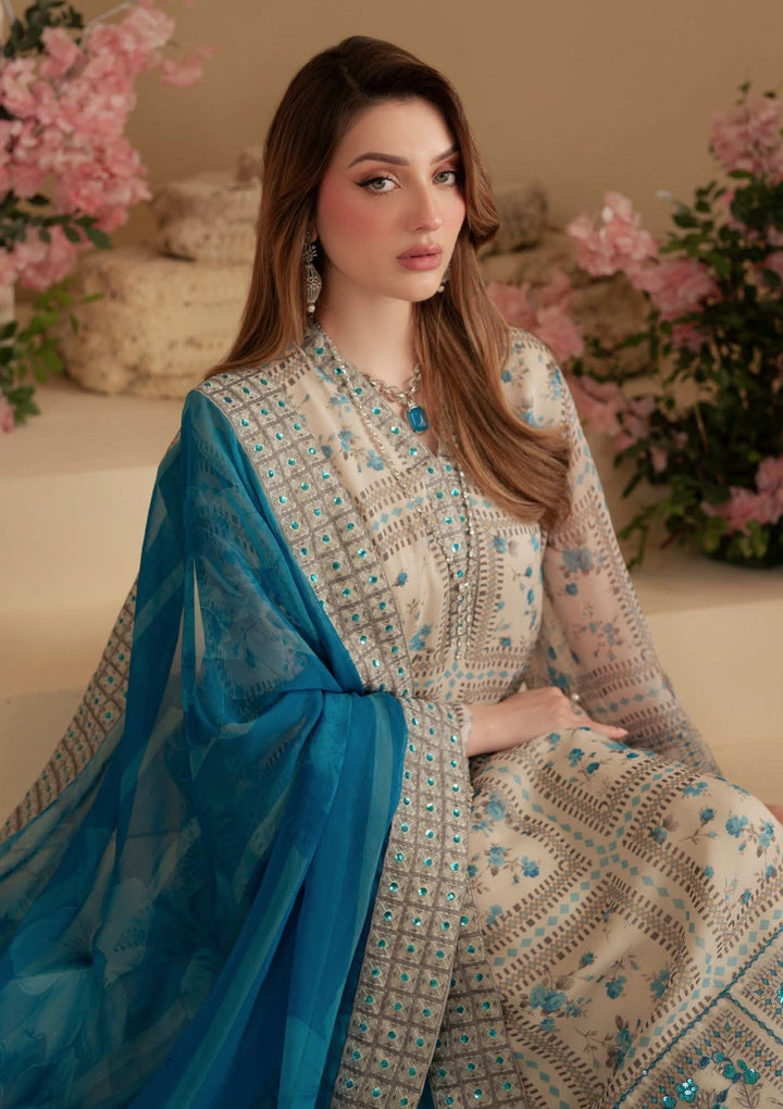 Am - 17 | Amaya Unstitched Luxury Embroidered By Nureh - Rabbani Cloth House