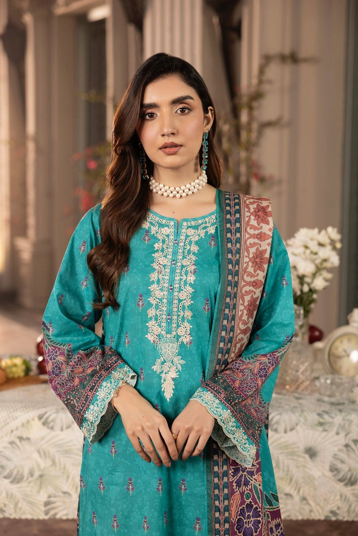AR - 0131 | Komal Embroidery Lawn By Lakhany - Rabbani Cloth House