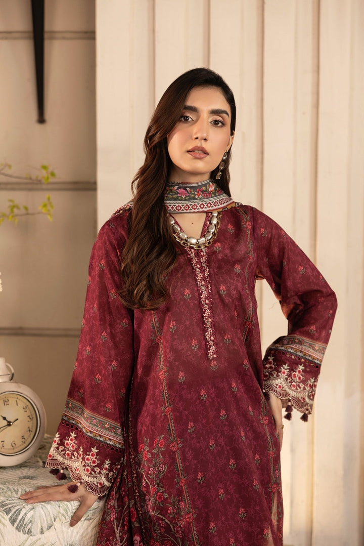 AR - 0133 | Komal Embroidery Lawn By Lakhany - Rabbani Cloth House