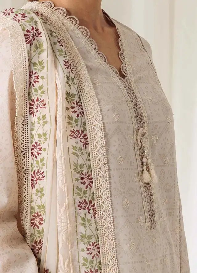 AR - 02 Elea - Prints Unstitched Collection By Qalamkar - Rabbani Cloth House