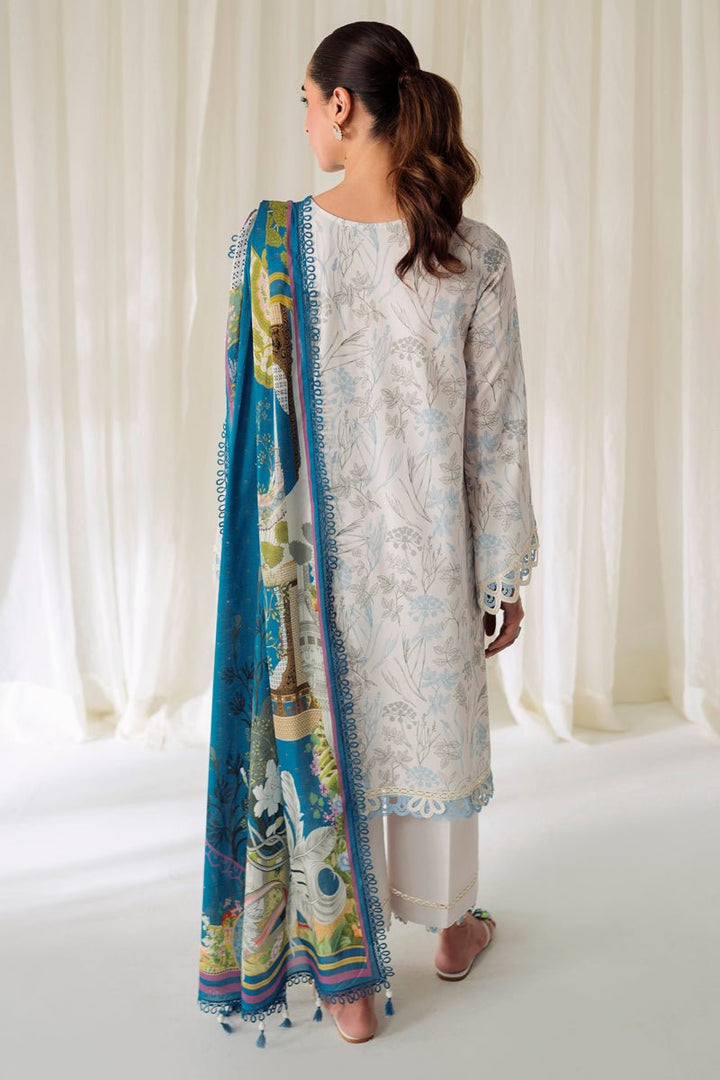 AR - 02 Florine - Prints Unstitched Collection By Qalamkar - Rabbani Cloth House