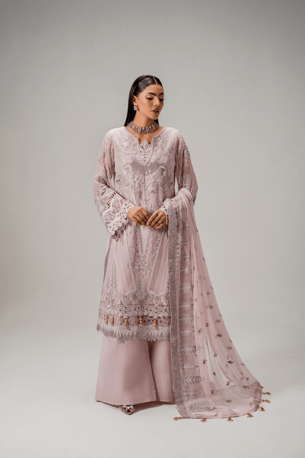 AR - 05 - Chiffon Fabric - Aura Unstitched By Zebtan - Rabbani Cloth House