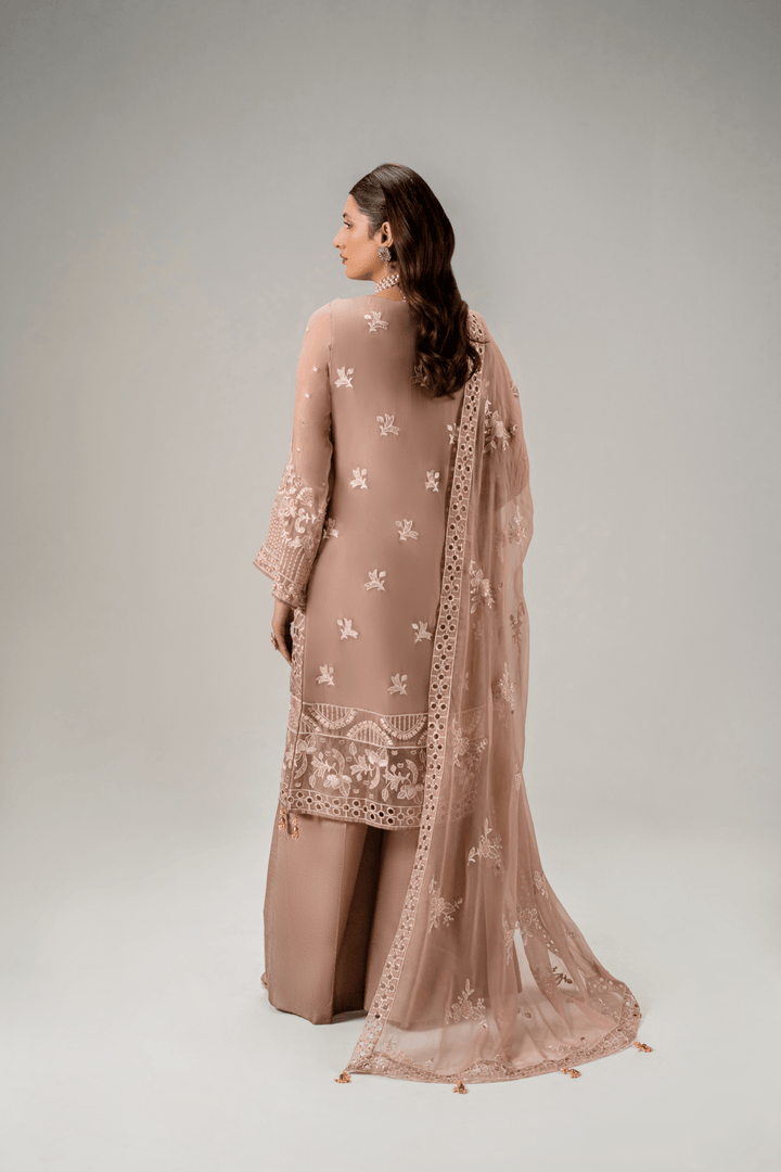AR - 06 - Chiffon Fabric - Aura Unstitched By Zebtan - Rabbani Cloth House