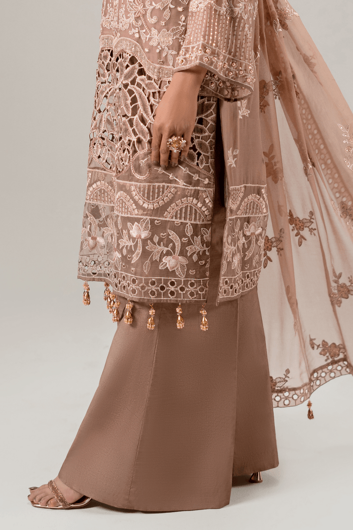 AR - 06 - Chiffon Fabric - Aura Unstitched By Zebtan - Rabbani Cloth House