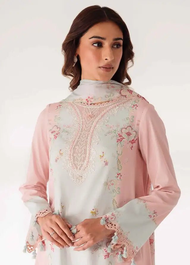 AR - 07 Sabine - Prints Unstitched Collection By Qalamkar - Rabbani Cloth House