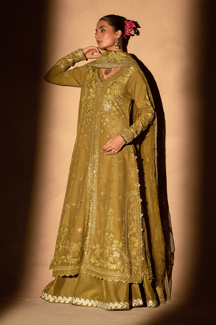 Aurelia - Selene Unstitched Raw Silk By Emaan Adeel - Rabbani Cloth House