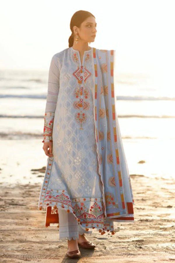 Aysan Lawn ZL22 - 08A VOL 22 by Zaha - Rabbani Cloth House