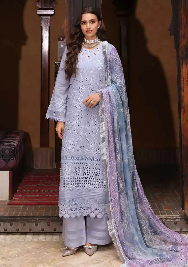 NE-108 - Bazar Unstitched Lawn'25 By Nureh
