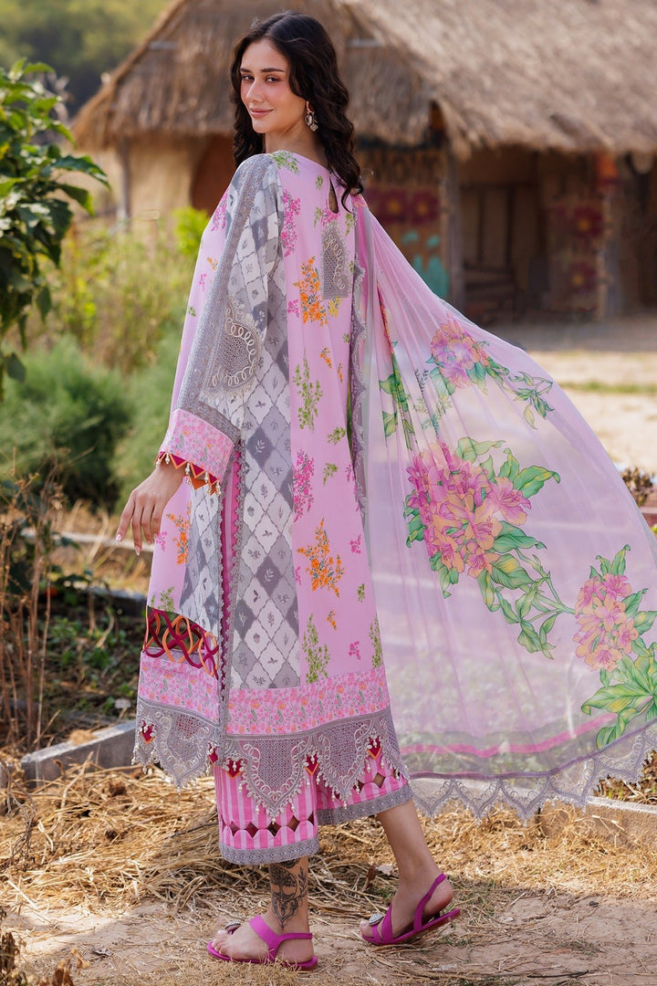 CC5 - 07 – Lawn Printed - Combination Unstitched Collection By Charizma - Rabbani Cloth House