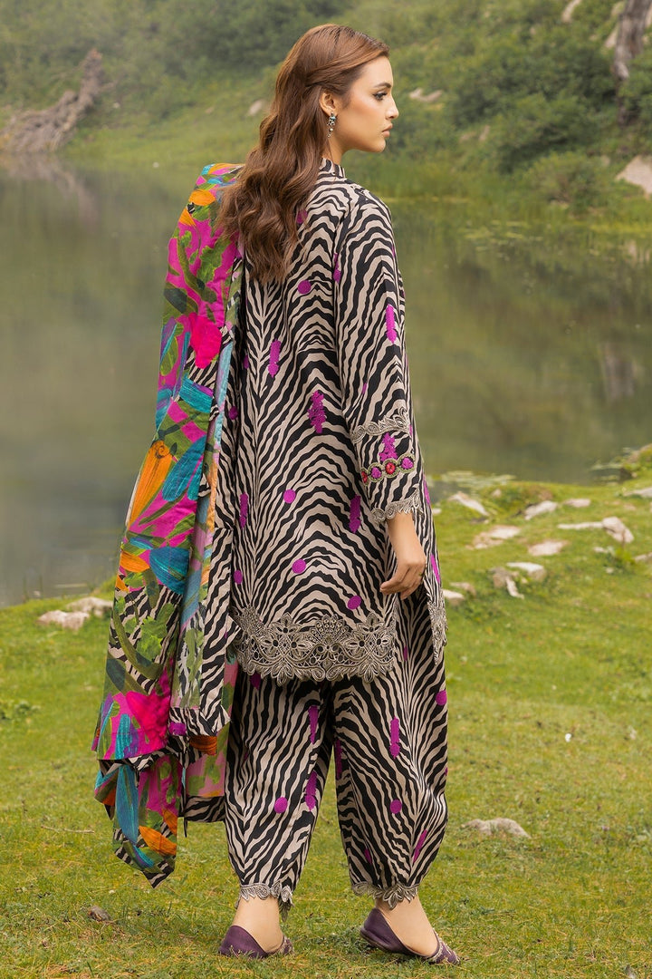 CCW4 - 10 | Winter | Combination Unstitched Dress - Rabbani Cloth House