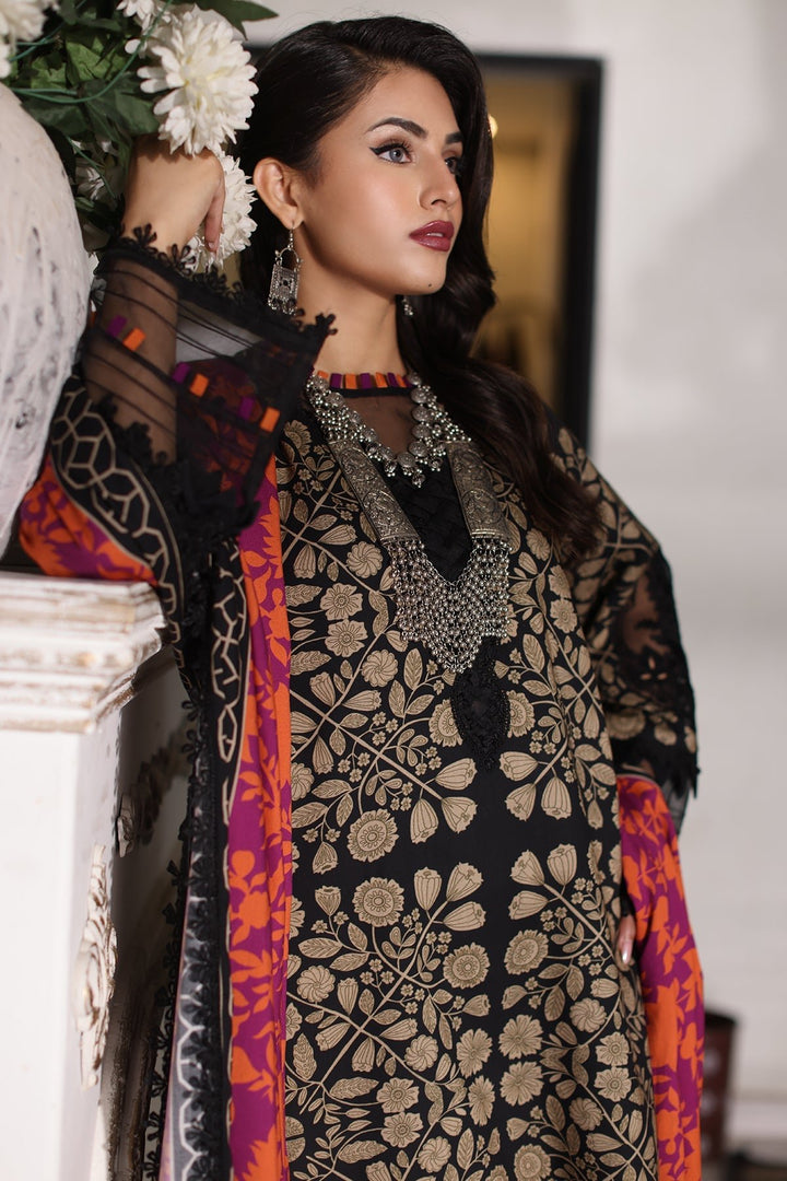 CCW4 - 13 | Winter | Combination Unstitched Dress - Rabbani Cloth House