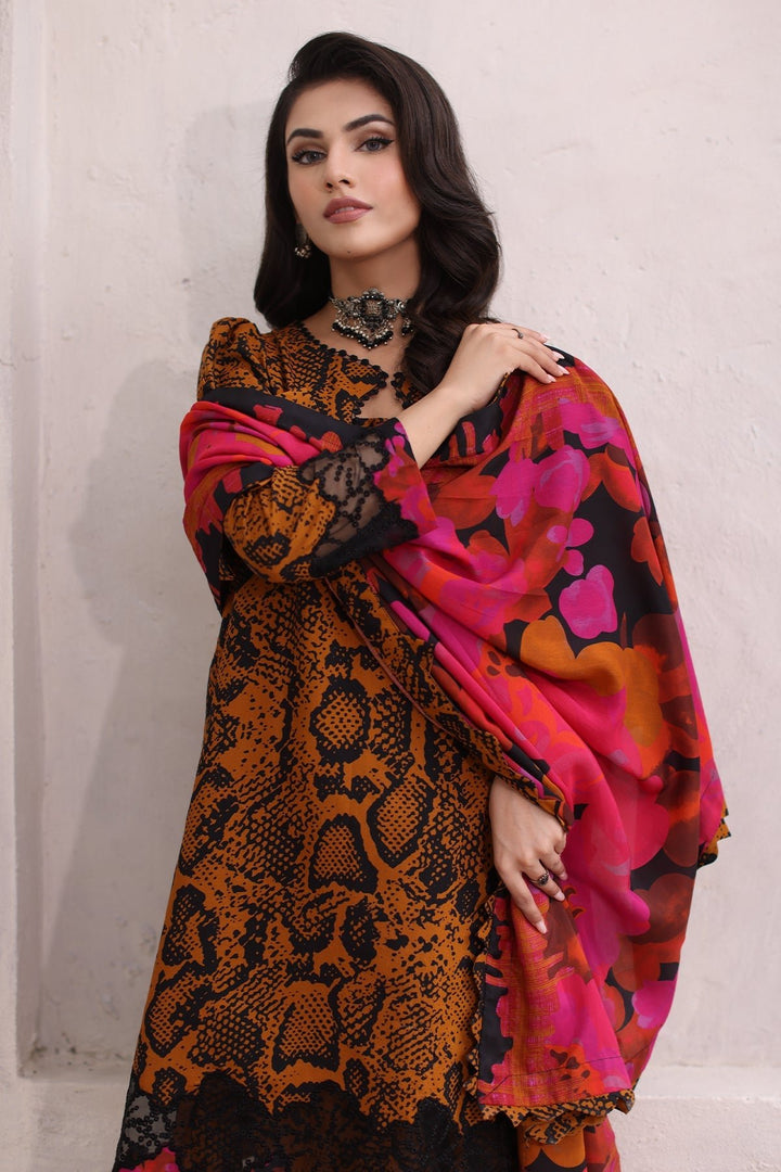 CCW4 - 17 | Winter | Combination Unstitched Dress - Rabbani Cloth House