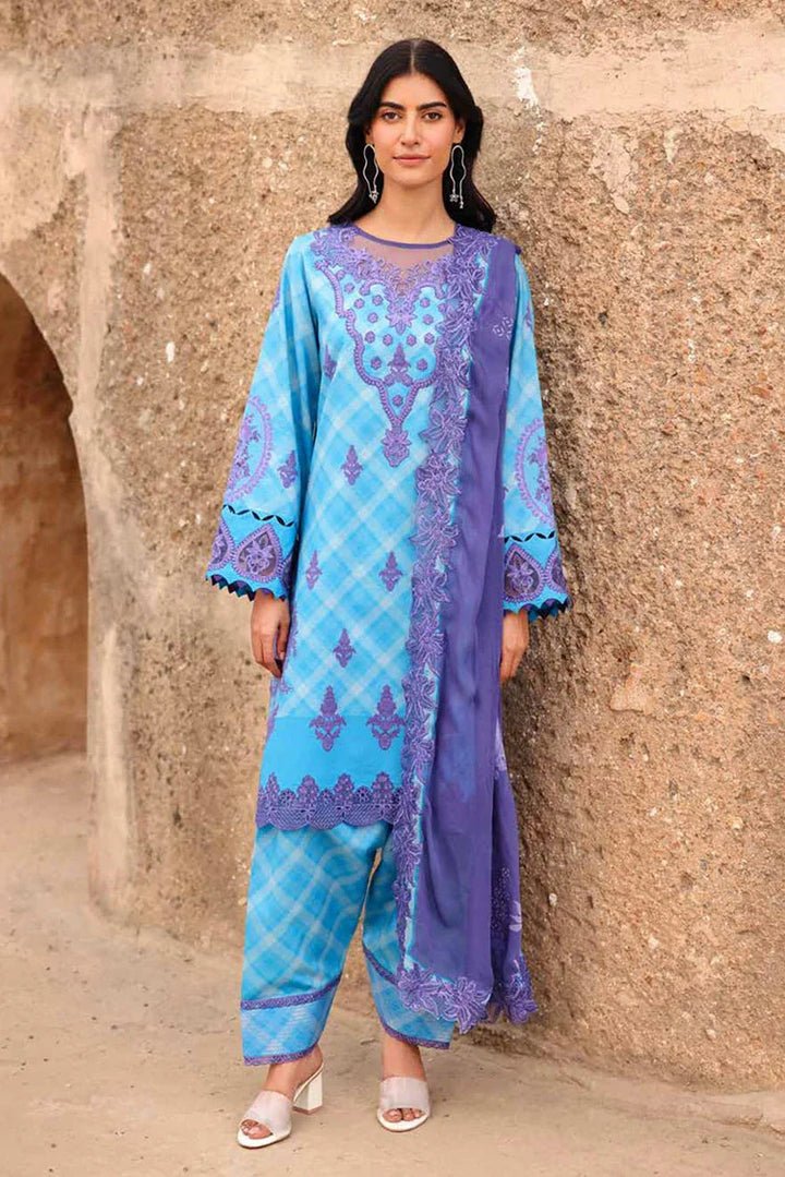 CIN5 - 07 – 3pc Infinity Embroidered Printed Lawn By Charizma - Rabbani Cloth House