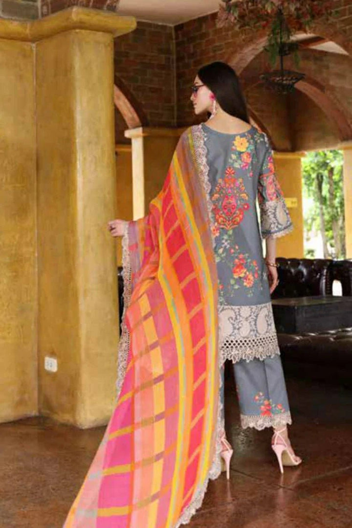 CIN5 - 08 – 3pc Infinity Embroidered Printed Lawn By Charizma - Rabbani Cloth House
