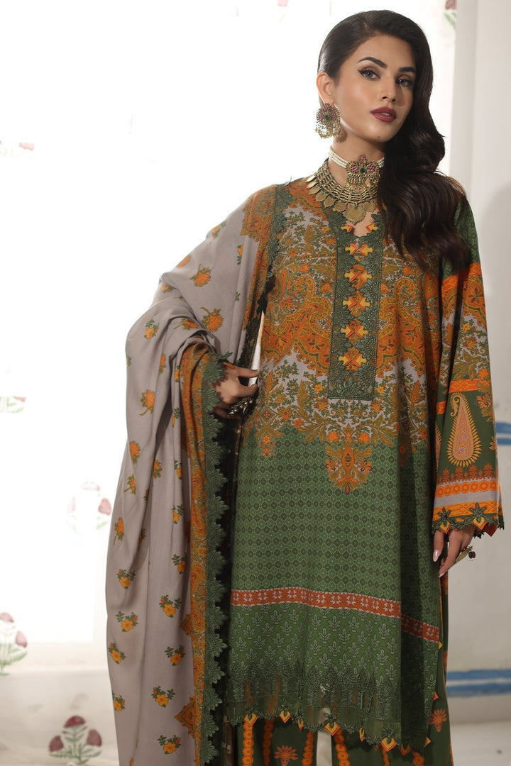 CVW4 | Winter | Virsa Unstitched Embroidered By Charizma - Rabbani Cloth House