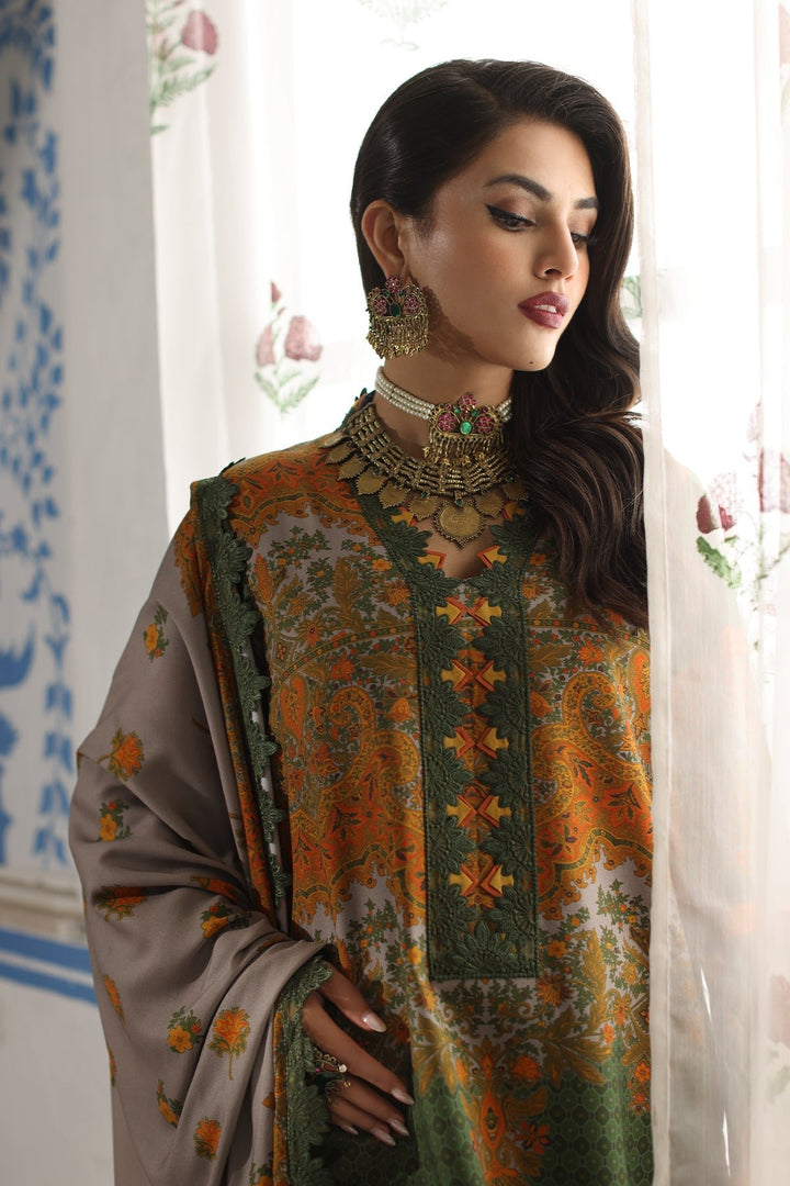 CVW4 | Winter | Virsa Unstitched Embroidered By Charizma - Rabbani Cloth House