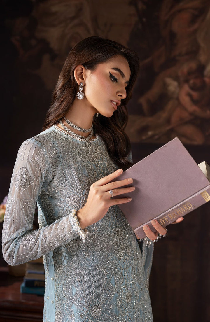 Cynthia | ZRQ - 07 | Rouge Unstitched By Zarif - Rabbani Cloth House