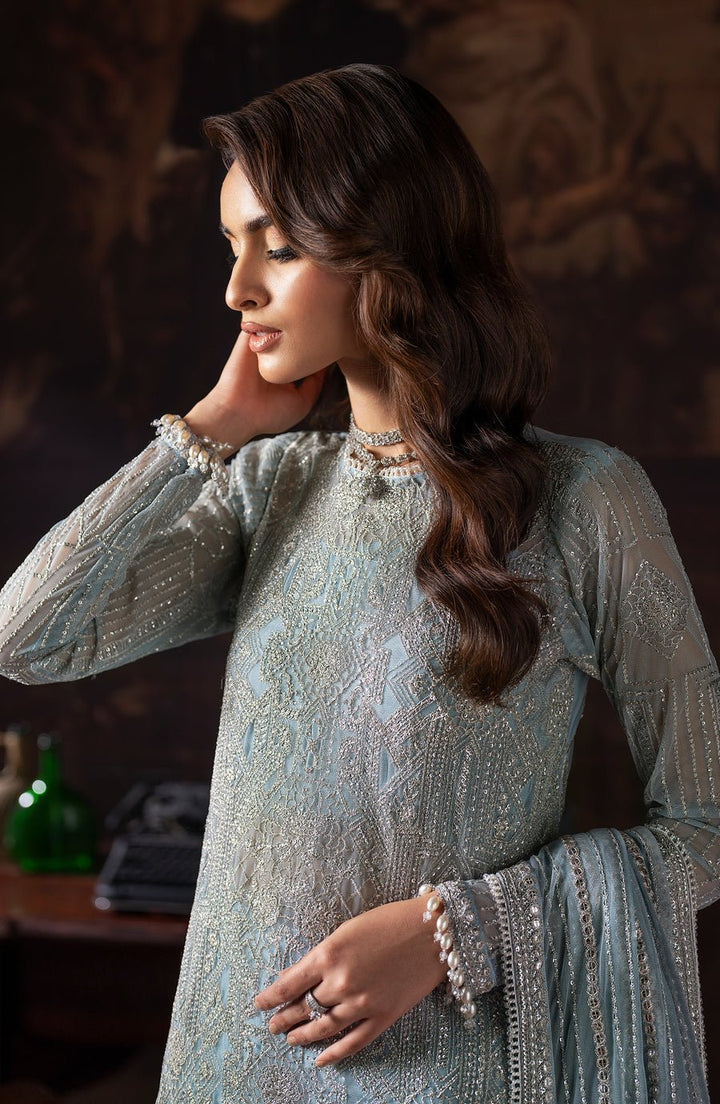 Cynthia | ZRQ - 07 | Rouge Unstitched By Zarif - Rabbani Cloth House