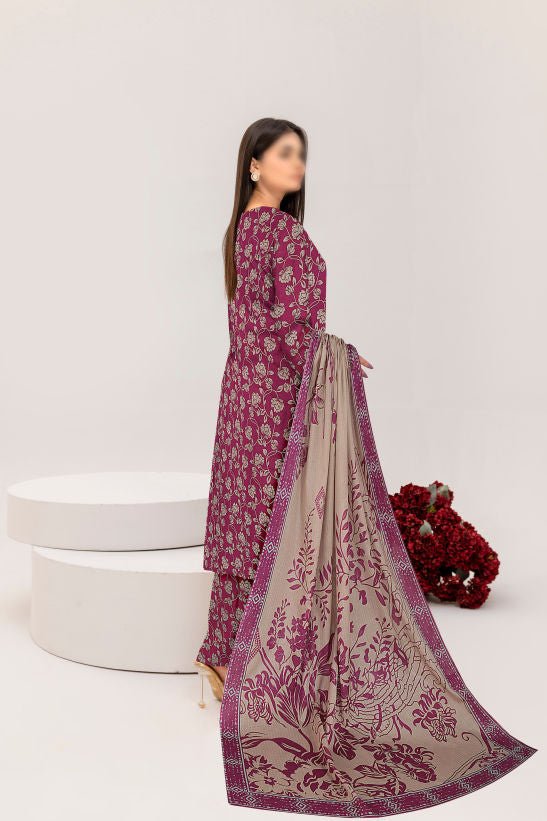 D - 01 - Bismil Lawn Doriya Digital Print Vol - 01 By Fantak - Rabbani Cloth House